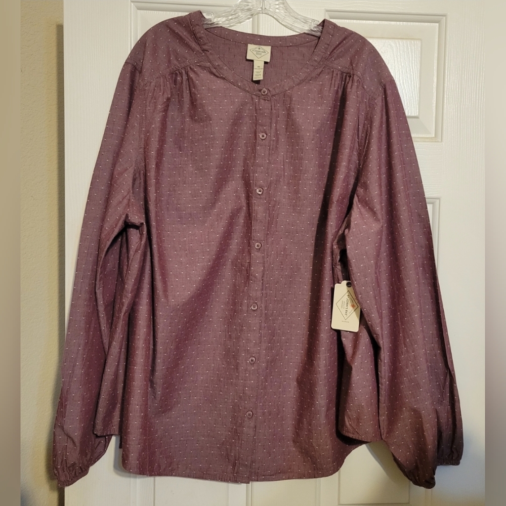 Saint John's Bay Button Down Blouse